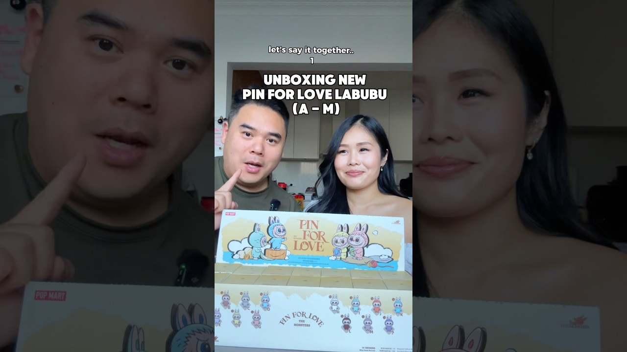 Unboxing NEW Pin For Love Labubu (A-M) this is the first half of