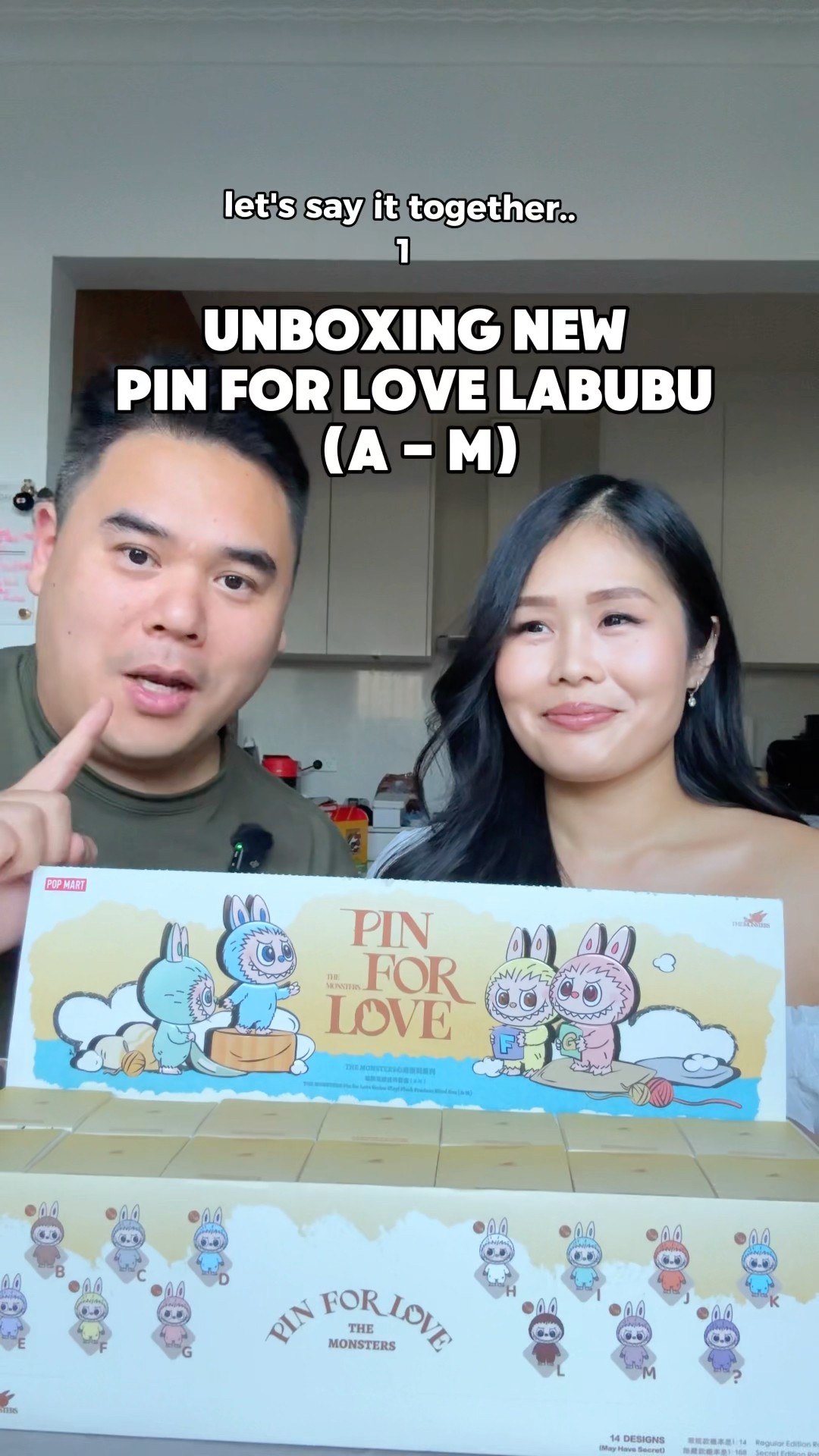 Unboxing NEW Pin For Love Labubu (A-M) this is the first half of