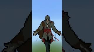 ASSASSIN CREED | MINECRAFT PIXEL ART | #shorts #minecraft #pixelart #trending #viral #assassinscreed