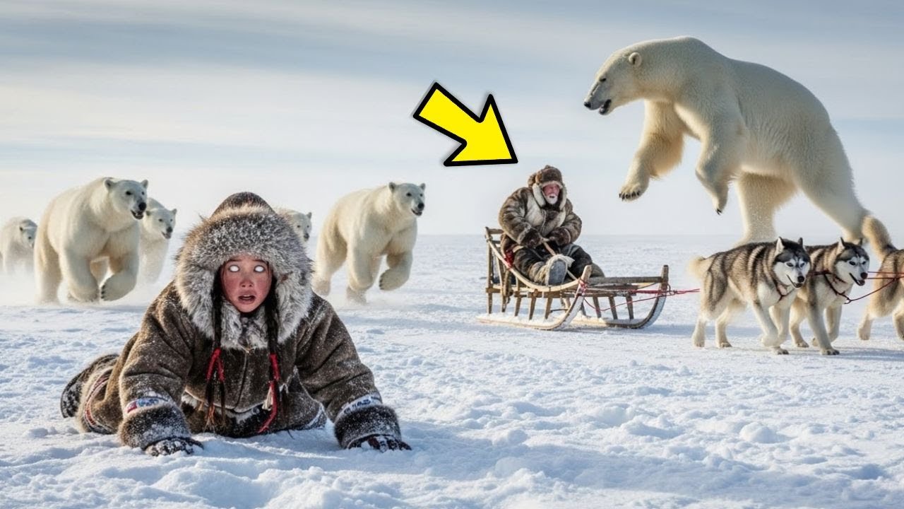 Gelähmter JAKUTISCHER Jäger kämpft gegen 10 BÄREN bei –71°C, um seine BLINDE Enkelin zu RETTEN