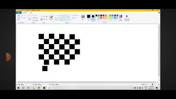 How to make chess on ms paint
