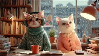 Jazzy Lofi Beats for Study 🐾📚 | DJ Miaww & Katy’s Cozy Chill Mix