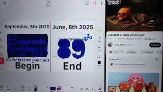 Esperanto Number Traffic DJ1 Six Masks One Hundreds (Begin September, 5th 2020 & End June, 8th 2025)
