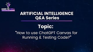 How to use ChatGPT Canvas for Running & Testing Code