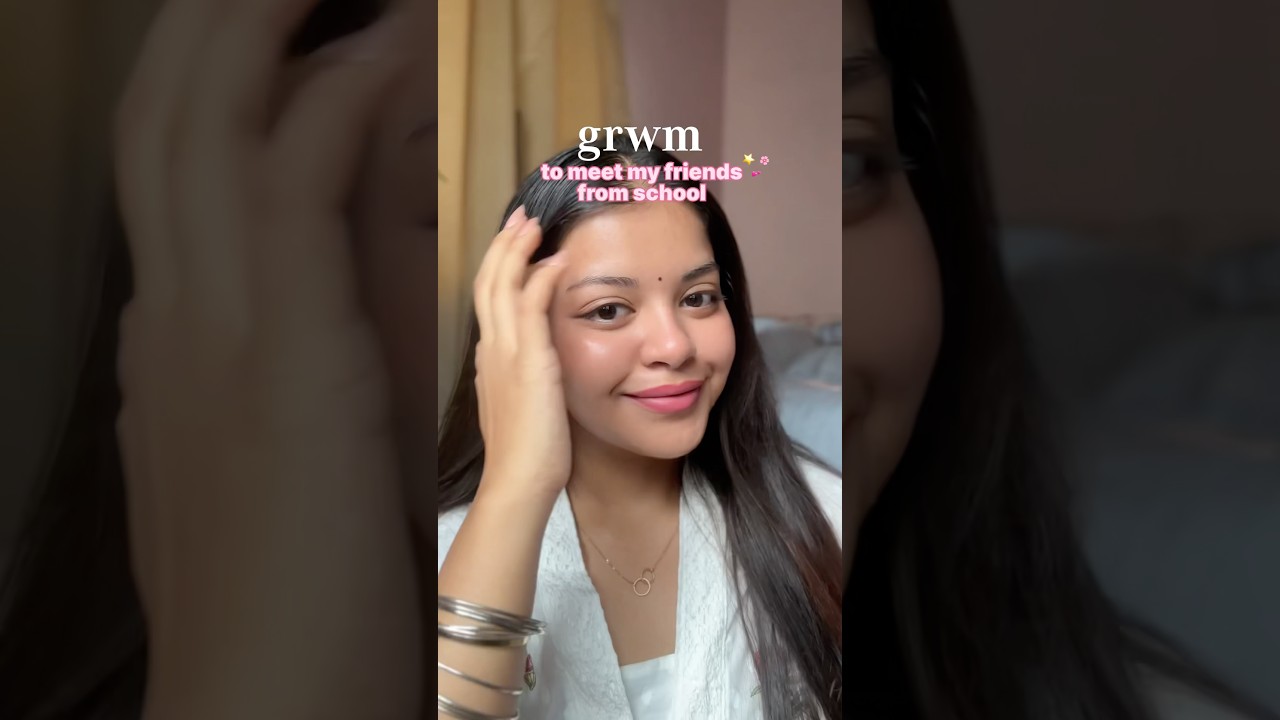 grwm to meet my friends from school ⭐️ 💕#grwm #grwmmakeup #beauty #beauty #friends #viral #lipstick