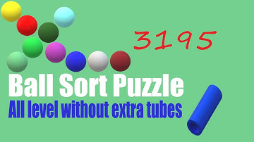 Ball Sort Puzzle Level 3195 🎯 All level without extra tube 😂 Game Walkthrough 😘