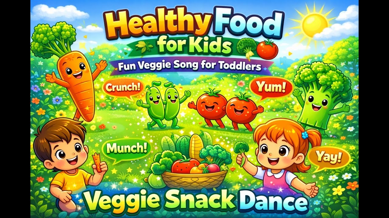 Healthy Food for Kids | Fun Veggie Song for Toddlers 🥦🍅