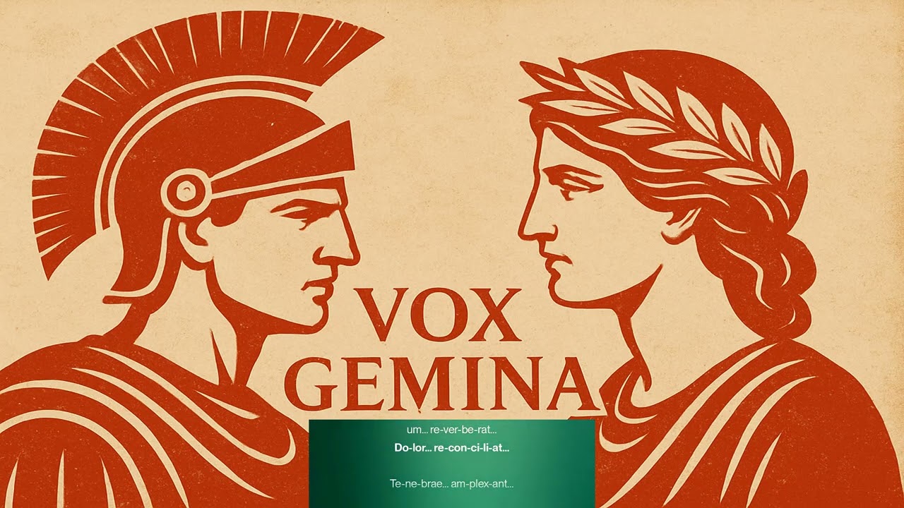 Vox Gemina | The Twin Voice | Version 1| Latin  Chanting Music 2025