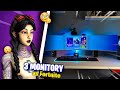 JAK WYGLĄDA GRANIE W FORTNITE NA TRZECH MONITORACH? #Shorts