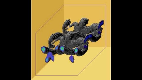Scalar mixing in a 3D plane shear layer