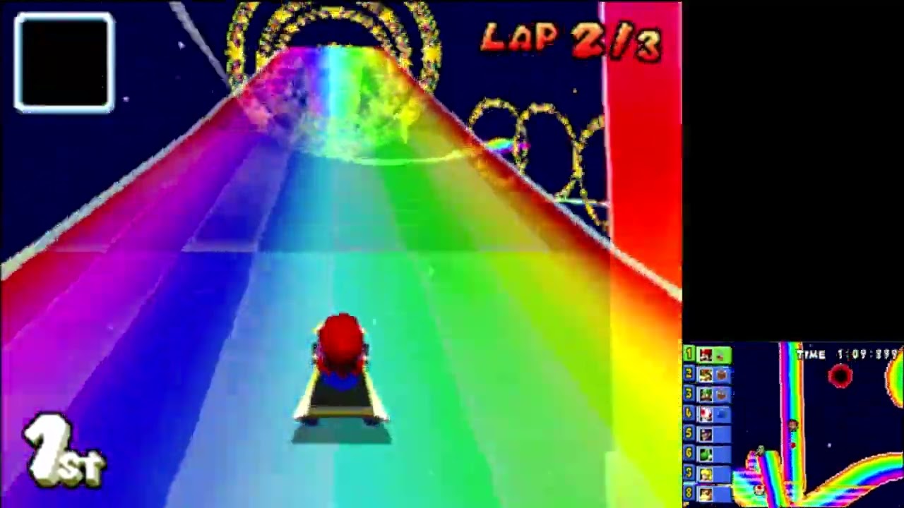 マリオカートDS】レインボーロード【スペシャルカップ】 - YouTube