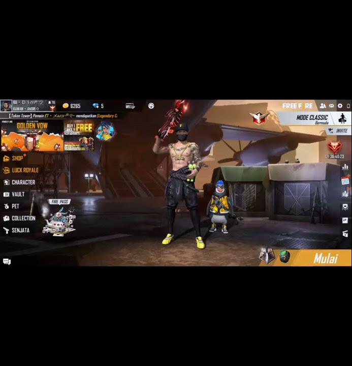 oke guys balik di chenel gua Dimas FF chenel baru