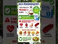 ВОЗ ПРЕДУПРЕЖДАЕТ:СОЛЬ УБИВАЕТ ТИХО#соль #здоровье #полезно #питание #здороваяеда #давление #сердце