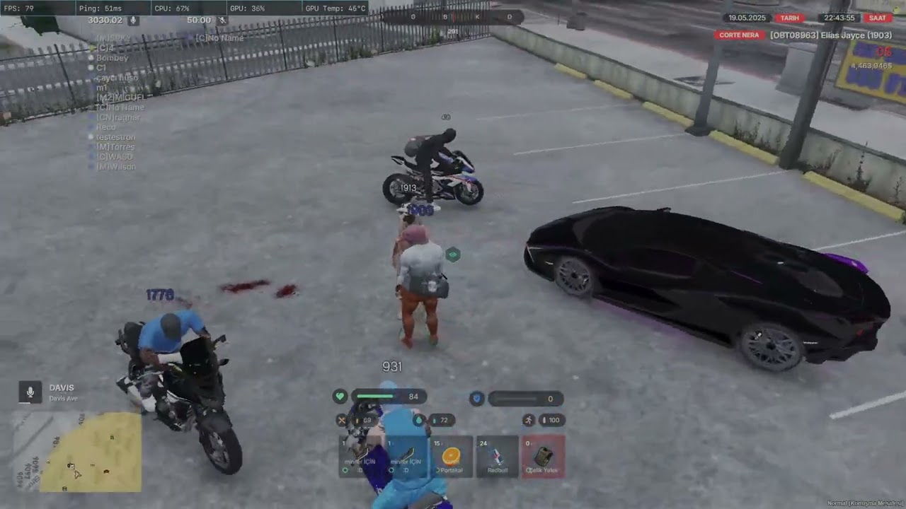 Abileri Nerde?(no name edit) #pwuc #cortenera #fivem