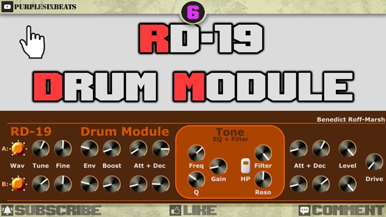 🥁 RD-19 Drum Module || Free VST Plugin || Analog Drum Module