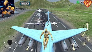 Super Crime Steel War Hero Iron Flying Mech Robot #38 I bought all the planes screenshot 4