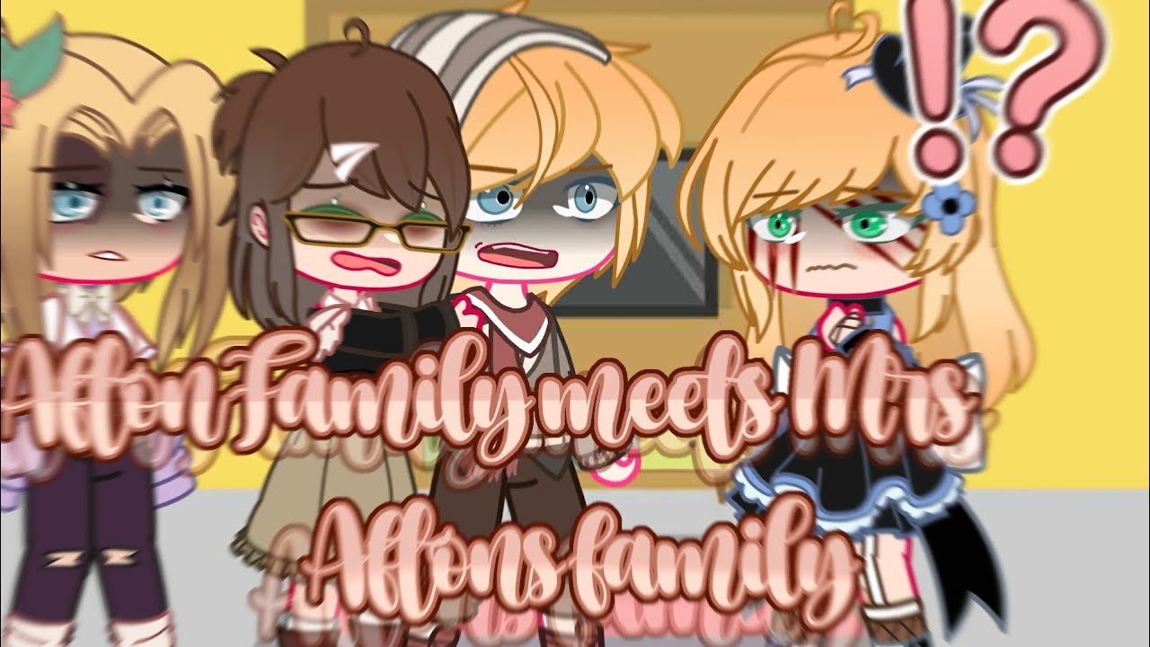Afton family meets Mrs Afton's family [] Gacha Club FNAF - YouTube
