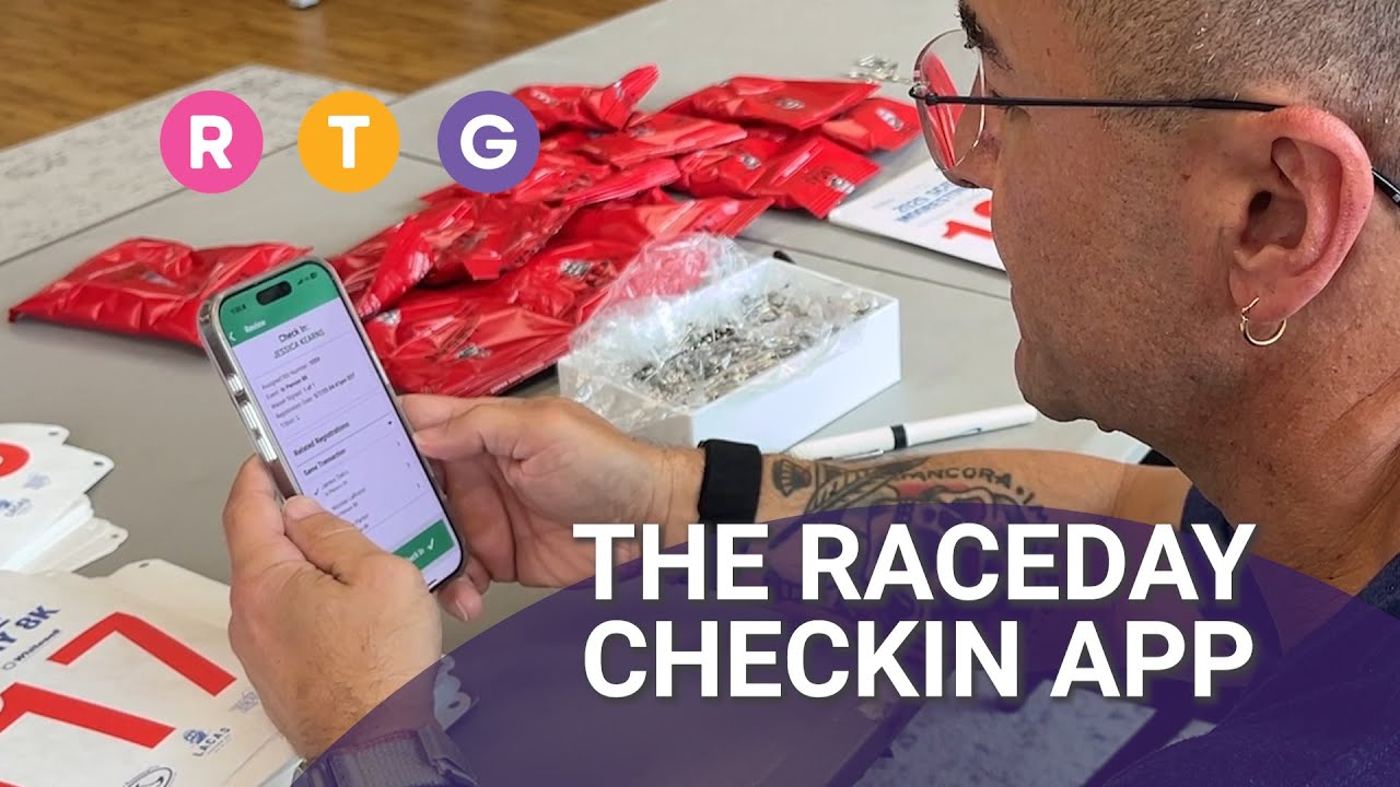 The RaceDay CheckIn App - YouTube
