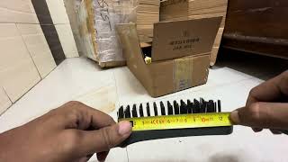 Yato 5 Rows Plastic Handle Steel Wire Brush | YT-6355