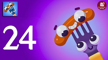 Fork N Sausage Gameplay Walkthrough | Mobile Puzzle Challenge |  Droid Play Arena | Episode -24