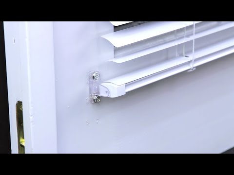 How To Install Blind Hold-down Brackets For Glass