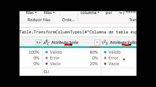 Folio y serie XML con power Query