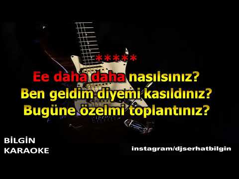 Sura İskenderli - e daha daha nasılsınız (Karaoke) Orjinal Stüdyo