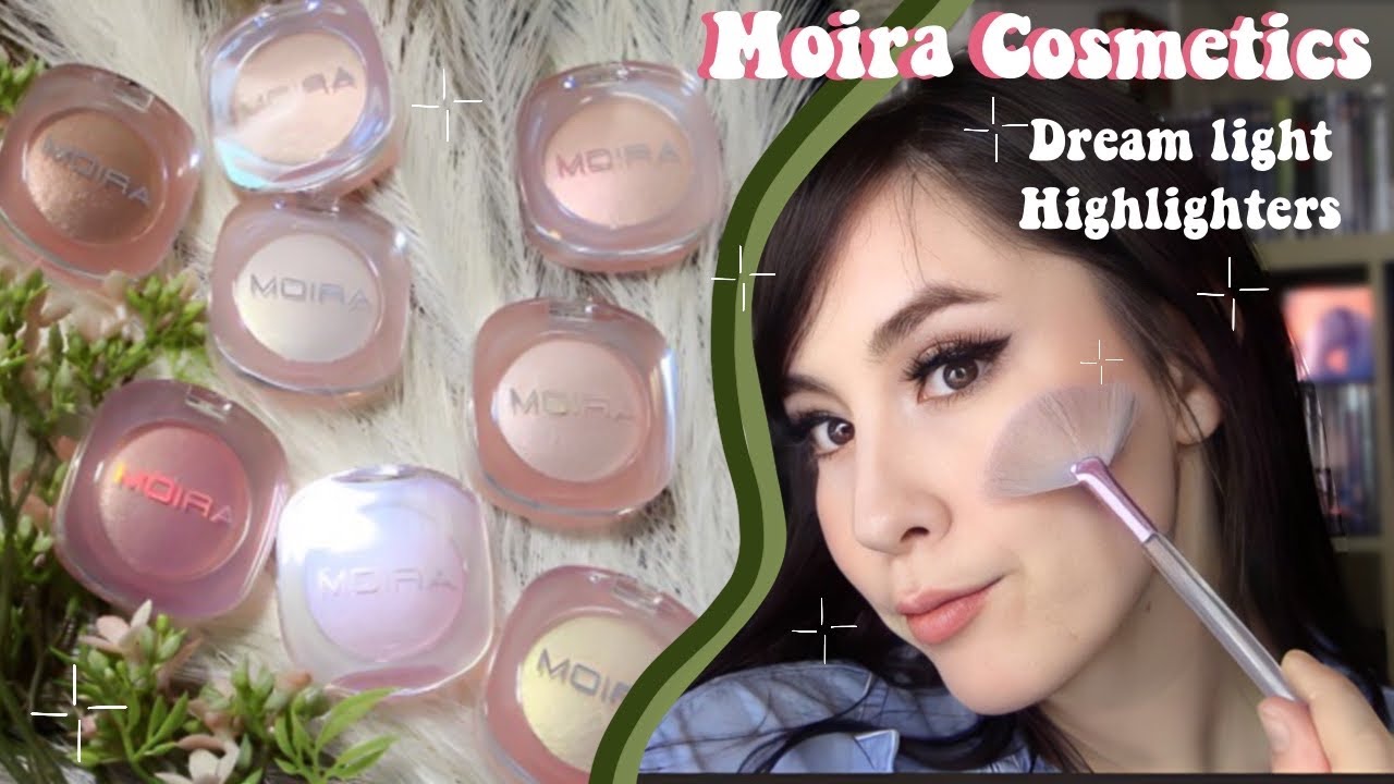 MOIRA COSMETICS DREAM LIGHT HIGHLIGHTER COLLECTION SWATCHES