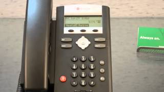 Polycom 330/331 - How To Place, Hold, and End Calls
