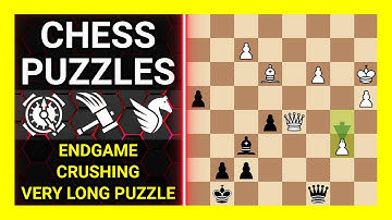 Chess Puzzles to Practice. Themes: Endgame, Crushing, Very long puzzle. Learn Chess