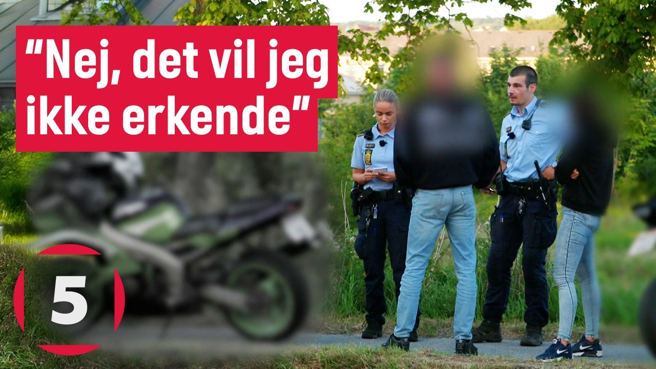 En enorm bøde og en modvillig motorcyklist! | Grænsepolitiet | Kanal 5 Danmark