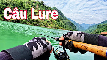 Natuurlijk riviervissen met kunstaas met behulp van de UL Combo verticale haspel