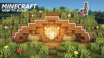 Minecraft: How to Build a Small Hobbit Hole | Survival Starter House Tutorial