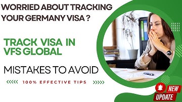 Track VFS application |Germany Visa tracking | Tips and Tricks REVEALED| Invalid input ?