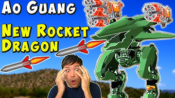 New Flying Rocket Dragon Robot AO GUANG Test Server War Robots Gameplay WR
