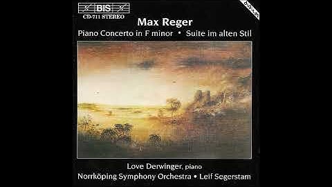 Max Reger : Suite im alten Stil for orchestra Op. 93 (1906 orch. 1916)