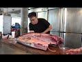 The top master&#39;s powerful  skills show-Taiwanese street food