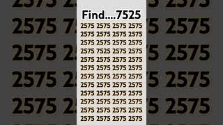 Find the 7525 Number game#generalknowledge #gkfacts #shorts #viralvideo #maths #ytshort #comedy #gk