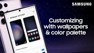 Customize your Galaxy phone’s look with color palette and wallpapers | Samsung US screenshot 3