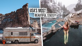 Our Ultimate RV Road Trip Through UTAH!  Epic Hot Springs, Canyon Drives and MORE!