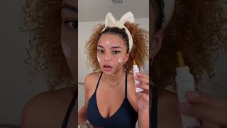 MAKEUP REMOVAL ROUTINE ✨ #shorts #makeup #yaztv #curlyhair