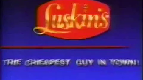 Luskin's ad from 1992