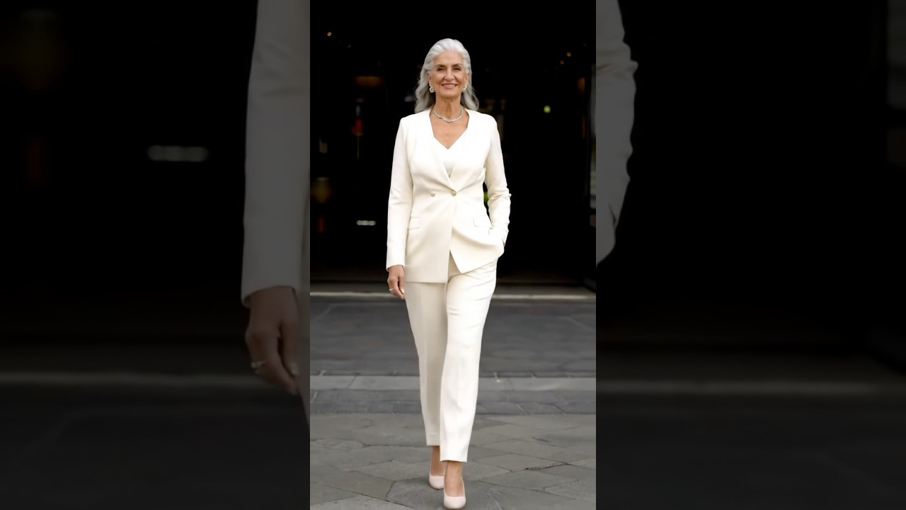 Minimalist Elegance: Mature Women