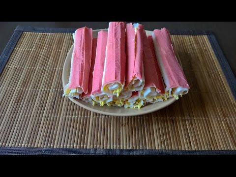 Video: Stuffed Crab Sticks