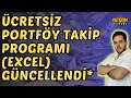 Cretsiz yatrm fonu portfy takip program excel  gncellendi  yatrmfonu fonlarayatrm