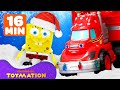 Snow Day Rescues w/ TMNT, Blaze and SpongeBob Toys! 🌨️ | 16 Minute Compilation | Toymation