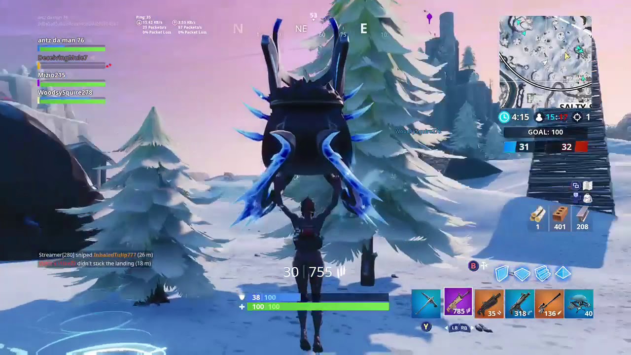Gameplay with the new winters thorn glider!!!