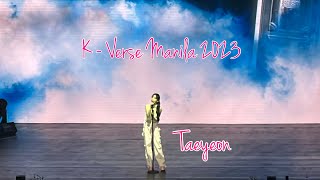 K-Verse Manila - Taeyeon Full Performance 20230411