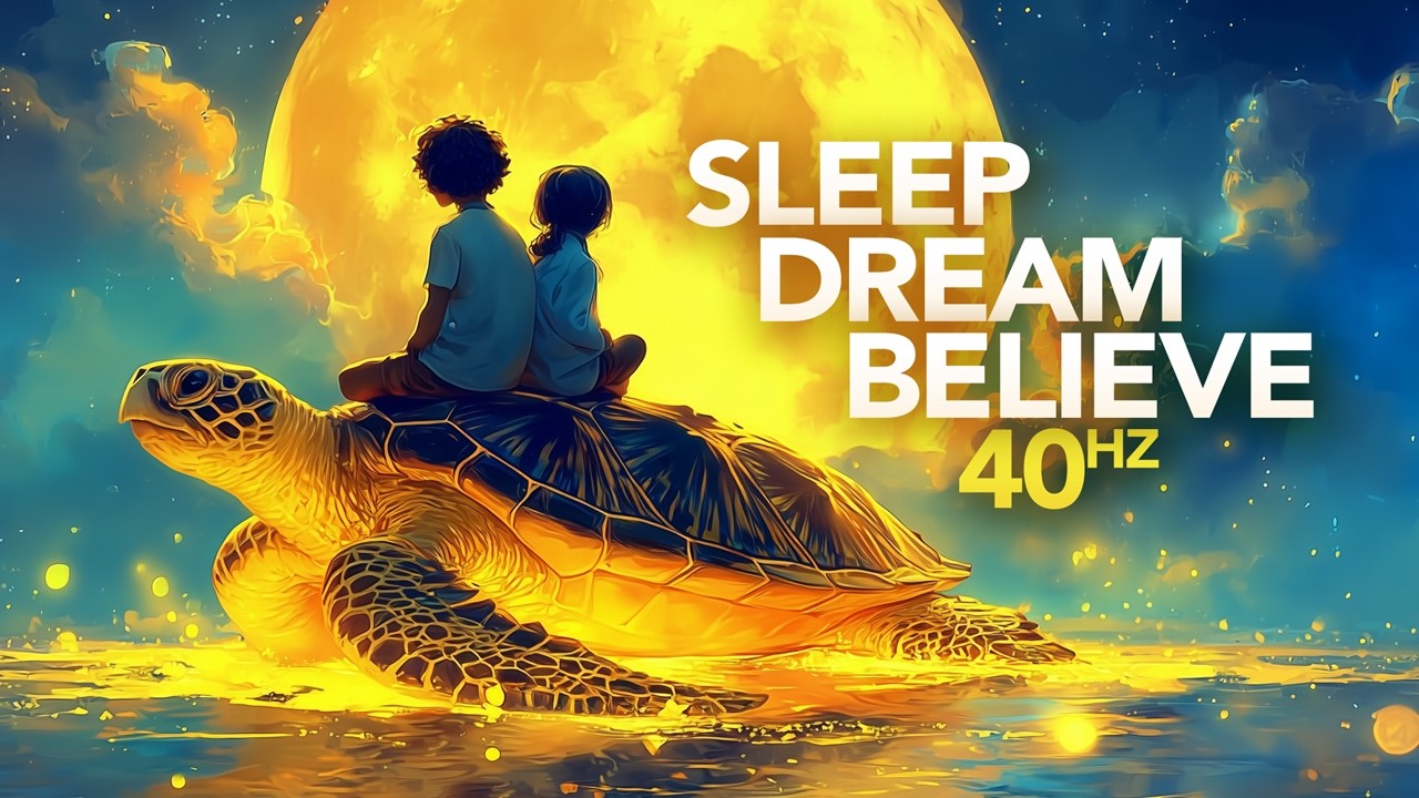 Музыка с гамма-волнами частотой 40 Гц: глубокий сон, пробуждение внутренней магии.