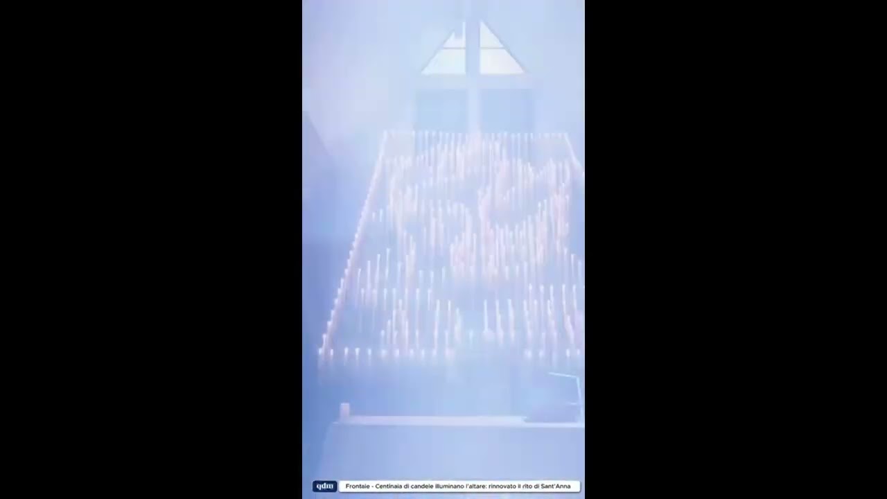 Apiro Frontale, centinaia di candele illuminano l'altare per il rito di Sant’Anna